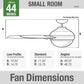 50955_12 44 inch radeon smart fan with led light matte white dimensiongraphic