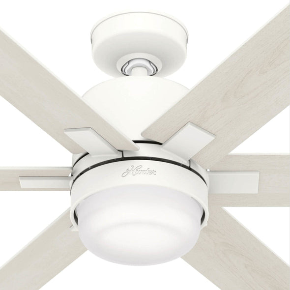 50955_17 44 inch radeon smart fan with led light matte white fanbody
