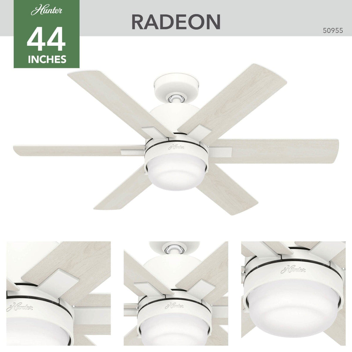 50955_4 44 inch radeon smart fan with led light matte white detailboard