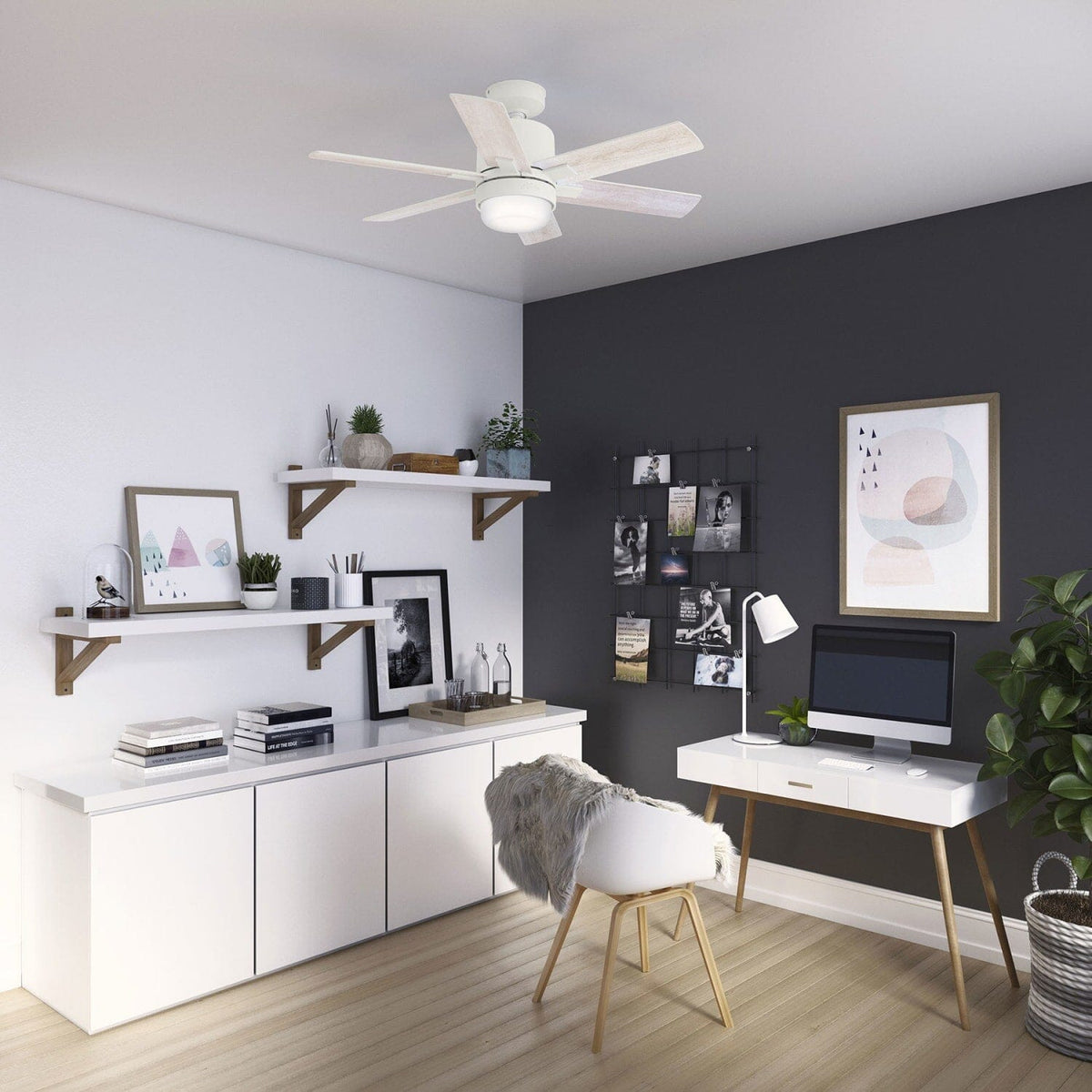 50955_5 44 inch radeon smart fan with led light matte white lifestyleimages1