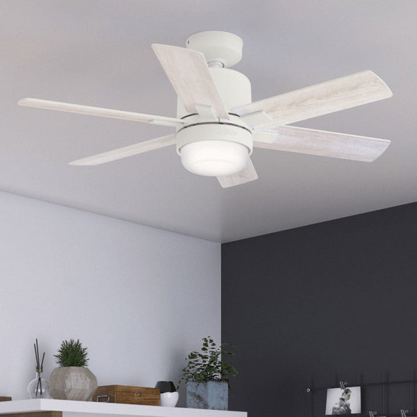 50955_6 44 inch radeon smart fan with led light matte white lifestyleimages1c