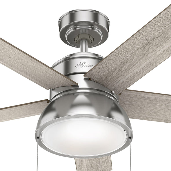 51137_17 44 inch lilliput with led light brushed nickel fanbody