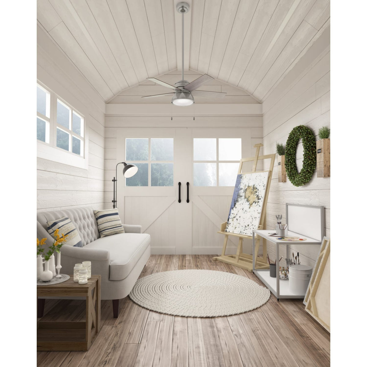 51137_7 44 inch lilliput with led light brushed nickel lifestyleimages2