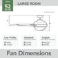 51383_12 antero with led light 54 inch matte black dimensiongraphic