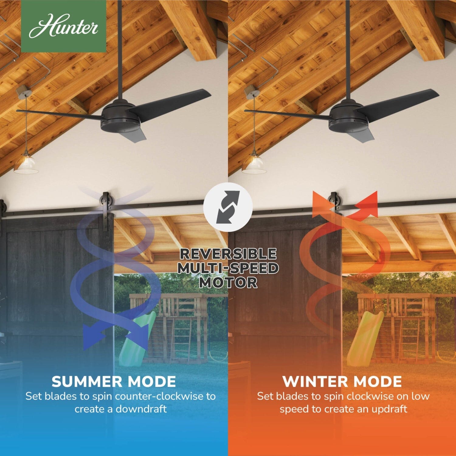 Hunter Trimaran Outdoor 52 inch and Wall Control – Hunter Fan