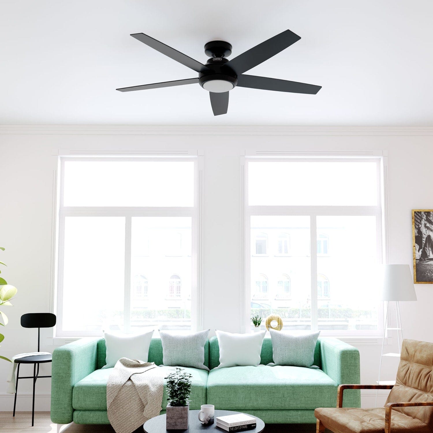 Hunter Zayden with LED Light - 52 inch and Remote – Hunter Fan