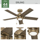51706_4 erling with led light 44 inch luxe gold detailboard