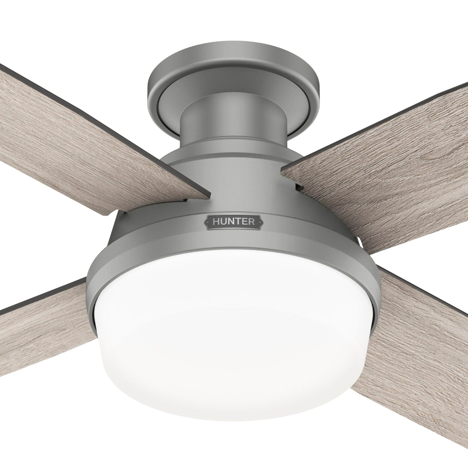 Hunter Dempsey Low Profile with Light 52 inch and Remote – Hunter Fan
