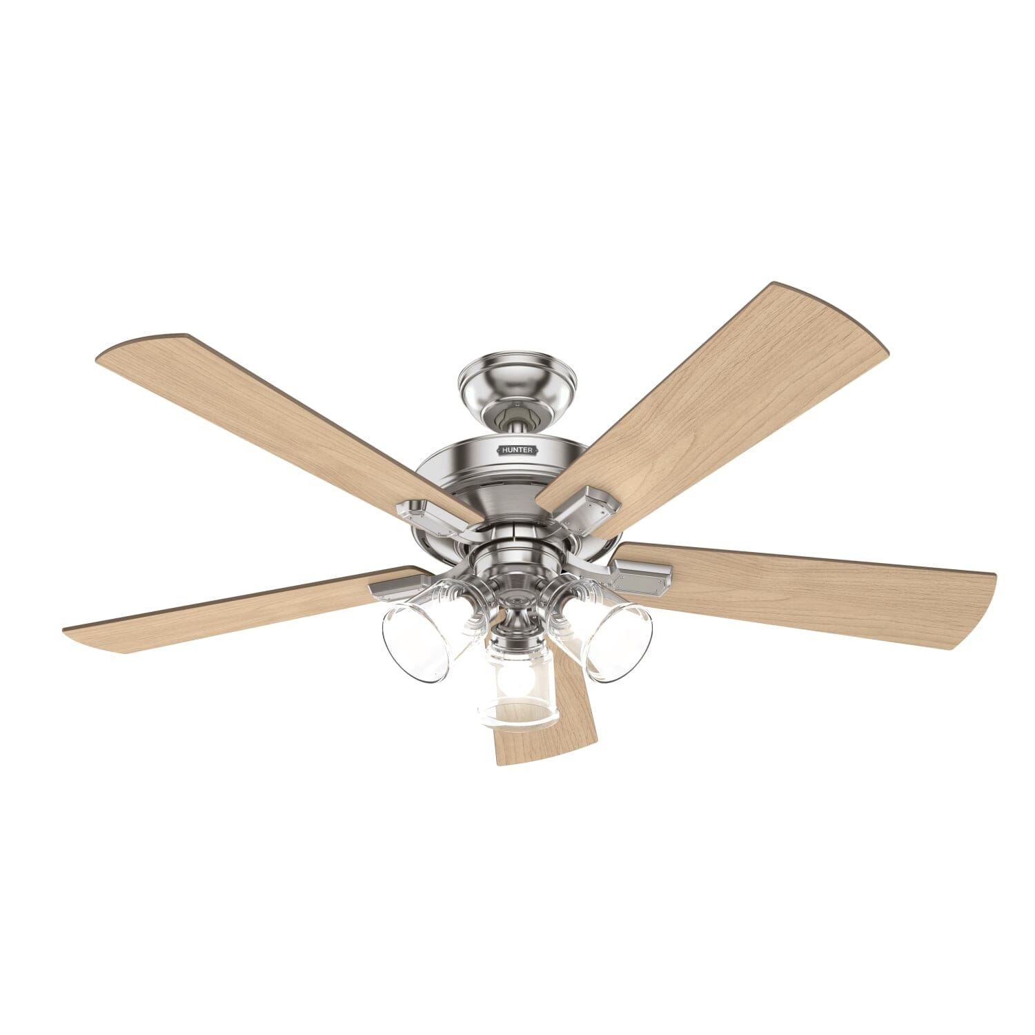 Hunter Crestfield with 3 LED Lights 52 inch with Remote – Hunter Fan