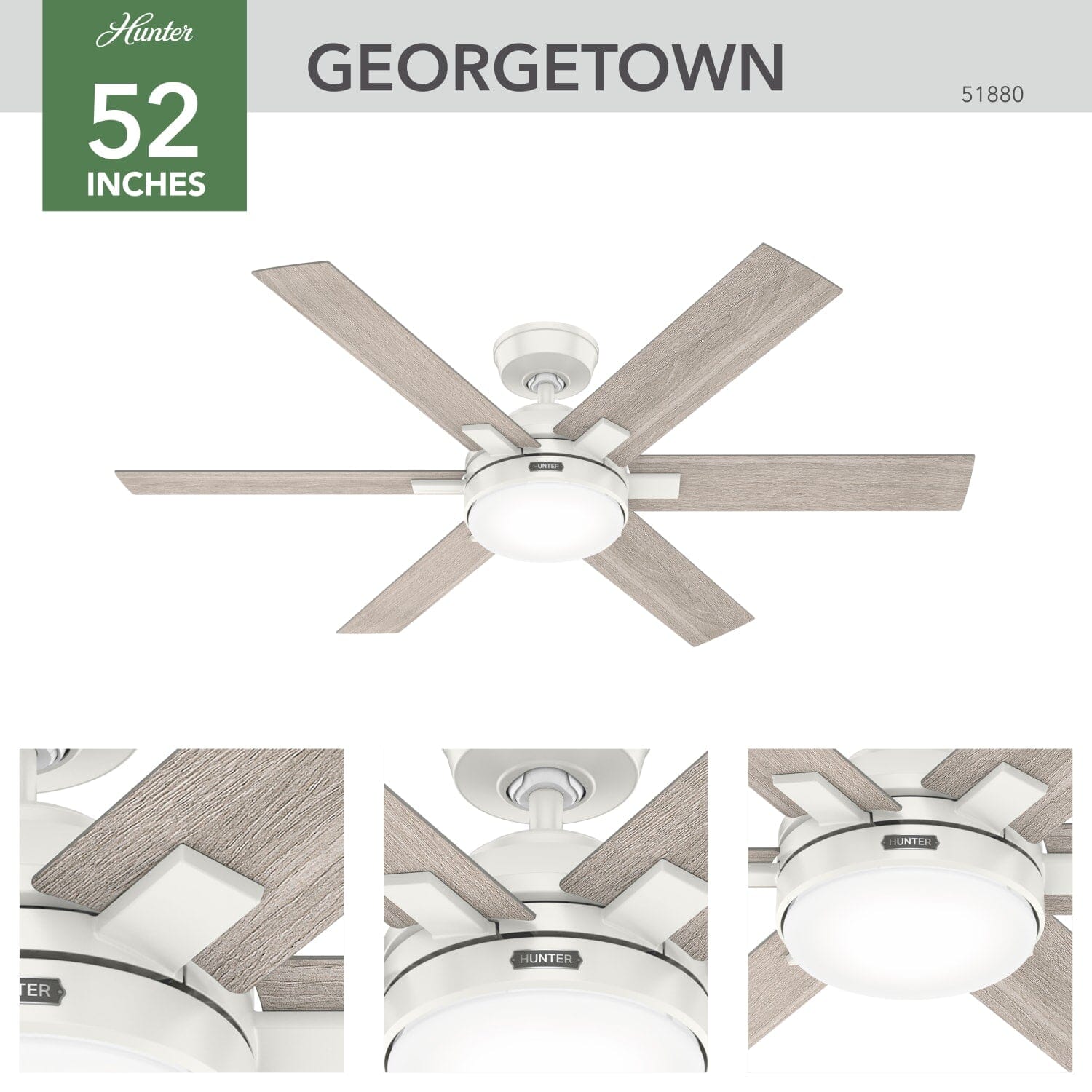 Hunter Georgetown Ceiling Fan - Thumbnail 5