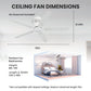 52333_12_eleve_comfort_5_blade_indoor_52_inch_m5-fresh_white-dimensiongraphic