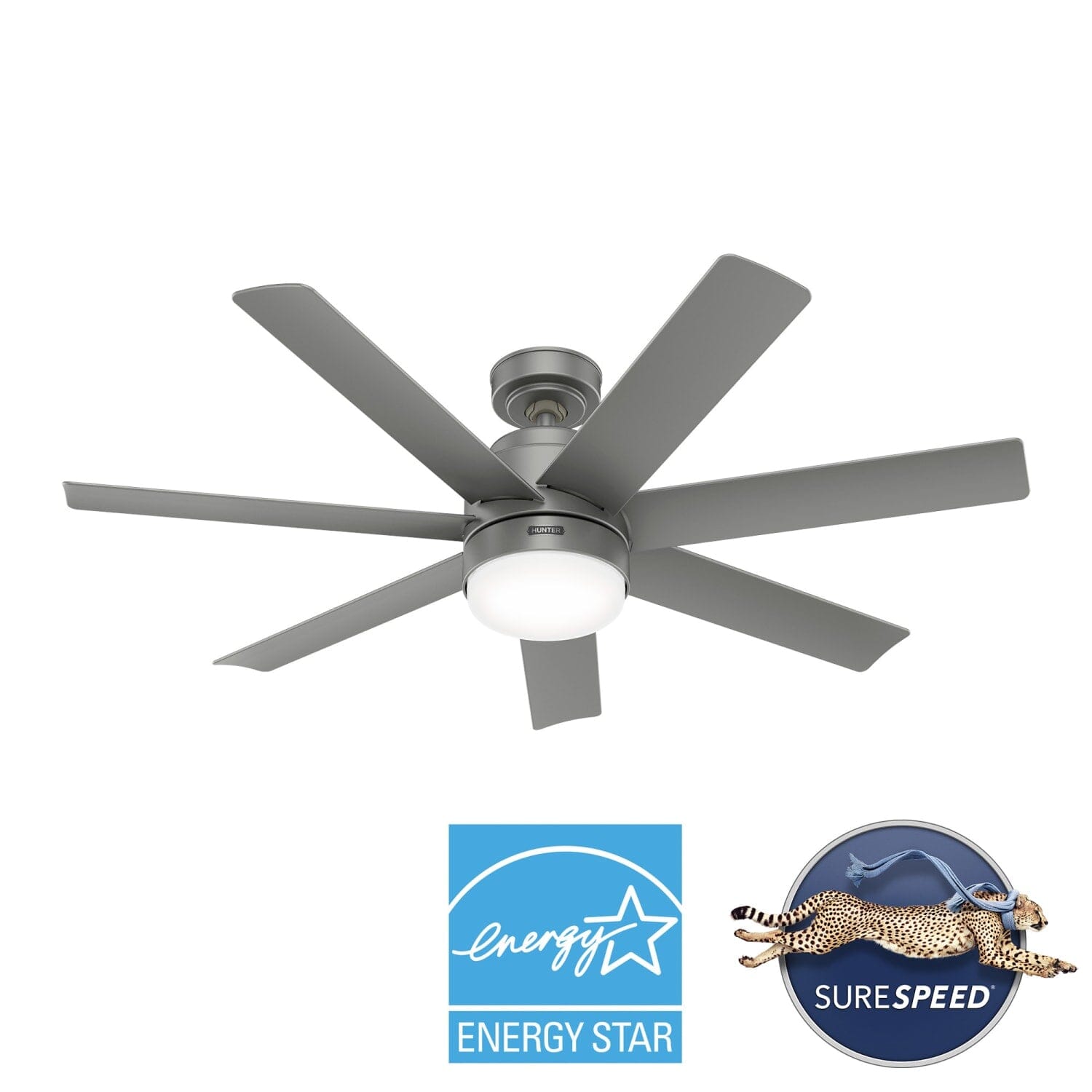 Hunter Brazos Outdoor ENERGY STAR with LED Light 52 inch and