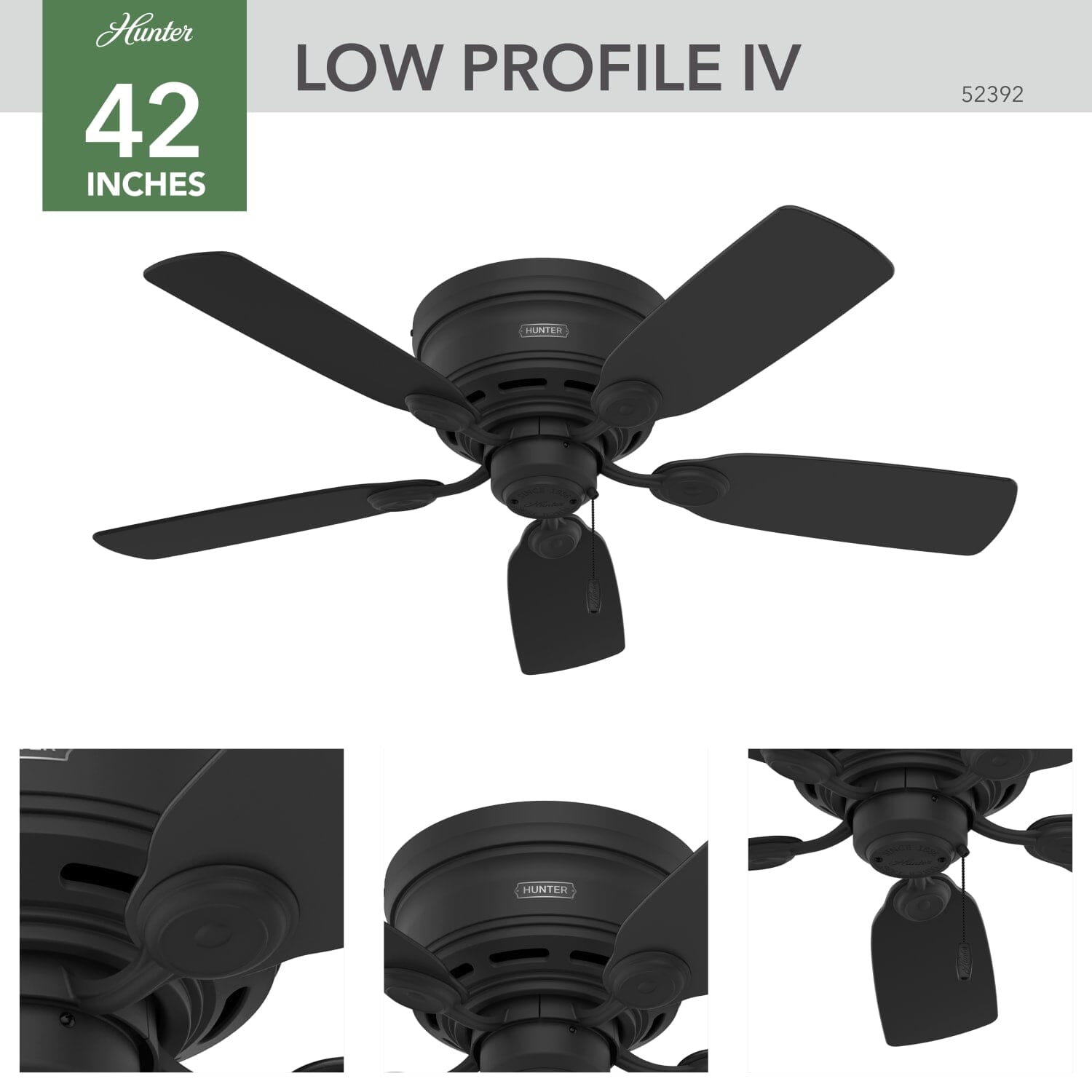 Hunter Low Profile IV 42 inch – Hunter Fan
