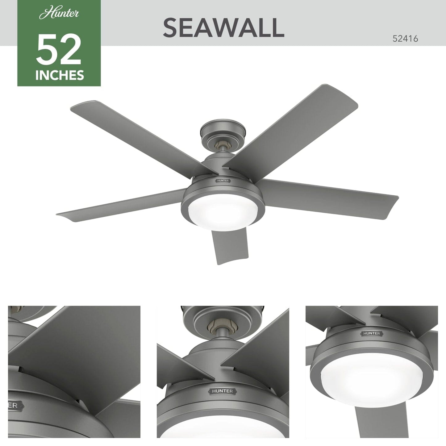 52416_4 seawall outdoor weathermax with led light 52 inch with wall control matte silver detailboard