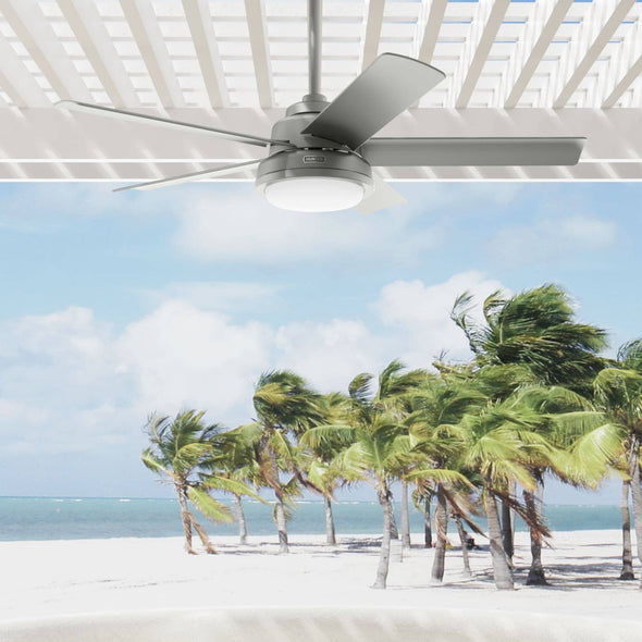 52416_6 seawall outdoor weathermax with led light 52 inch with wall control matte silver lifestyleimages1c