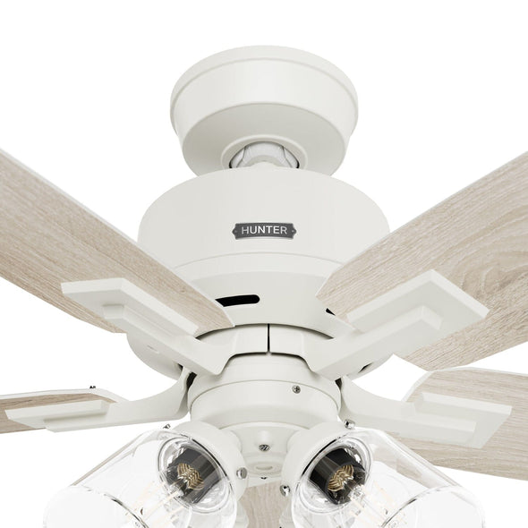 52426_17 gatlinburg with 4 lights 44 inch matte white fanbody