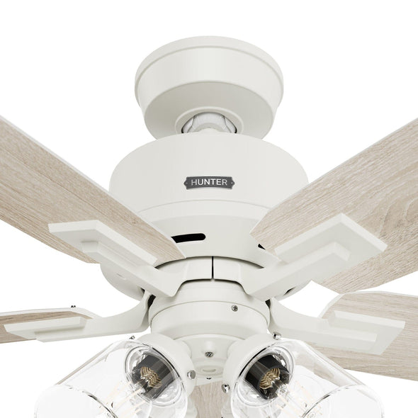 52430_17 gatlinburg with 4 lights 52inch matte white fanbody