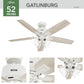52430_4 gatlinburg with 4 lights 52inch matte white detailboard