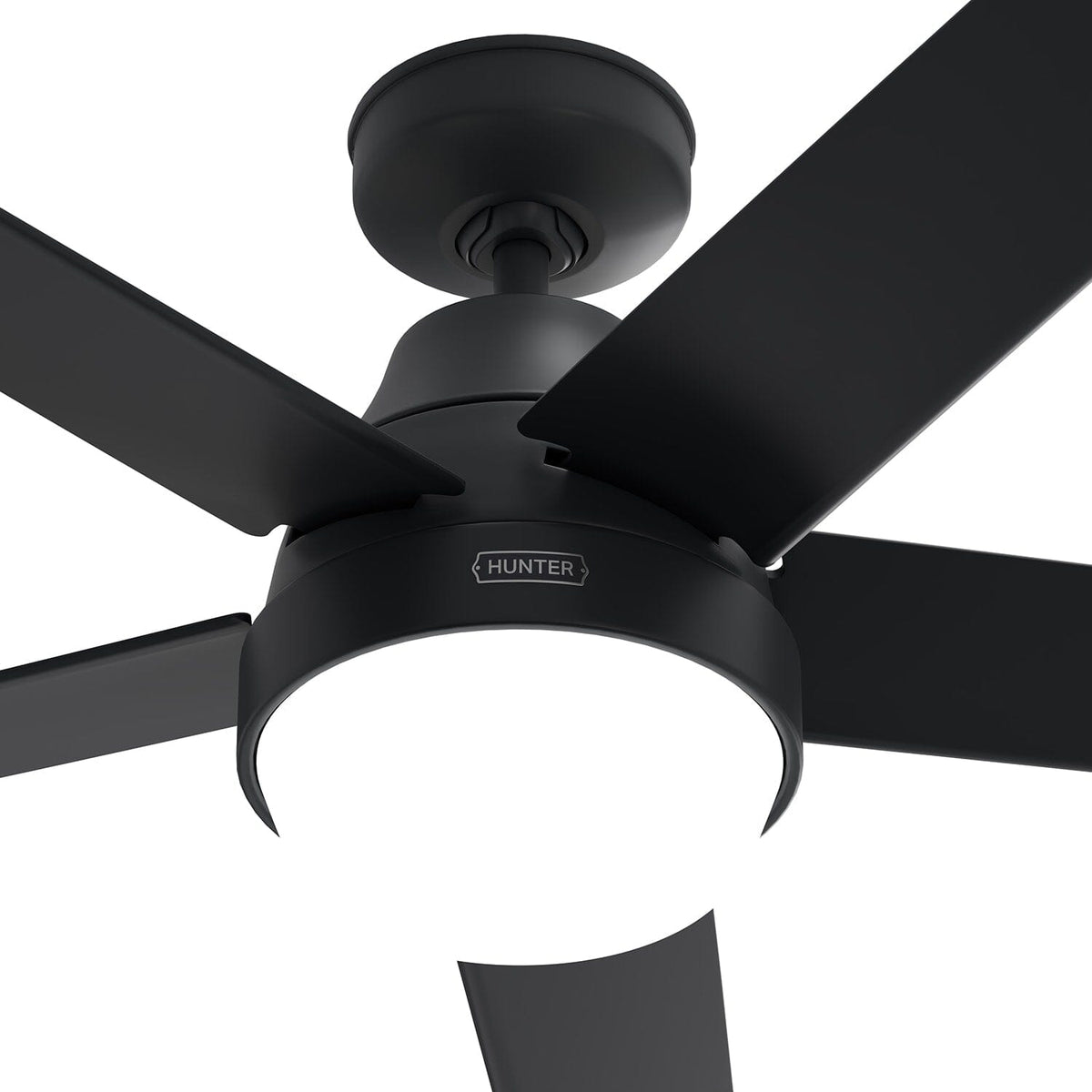 52571_17 aerodyne indoor smart fan with led light 52 inch with remote matte black fanbody