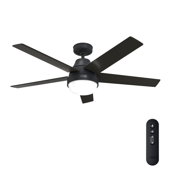 52571_1 aerodyne indoor smart fan with led light 52 inch with remote matte black main