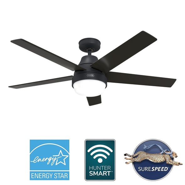 52571_22 aerodyne indoor smart fan with led light 52 inch with remote matte black badgedmainimage
