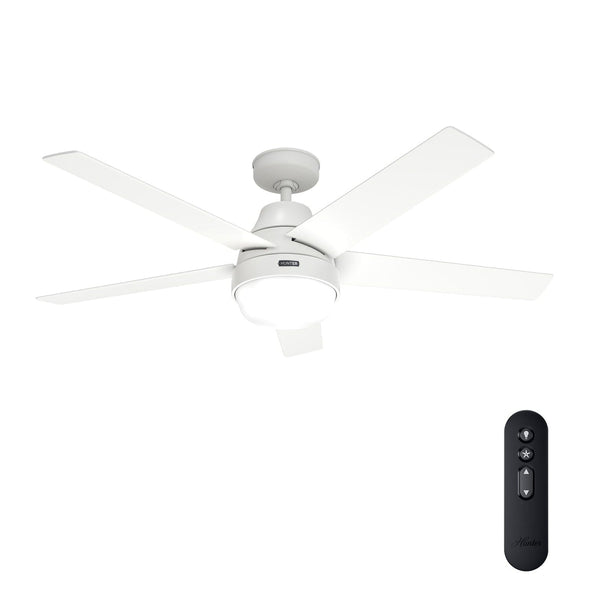 52572_1 aerodyne indoor smart fan with led light 52 inch with remote matte white main