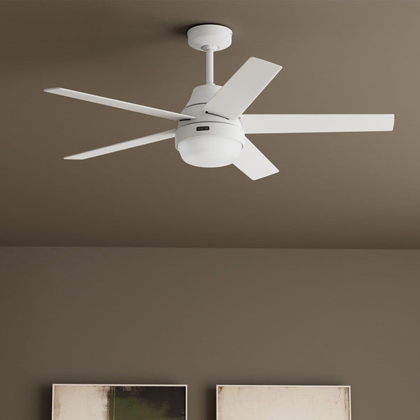 52572_6 aerodyne indoor smart fan with led light 52 inch with remote matte white lifestyleimages1c