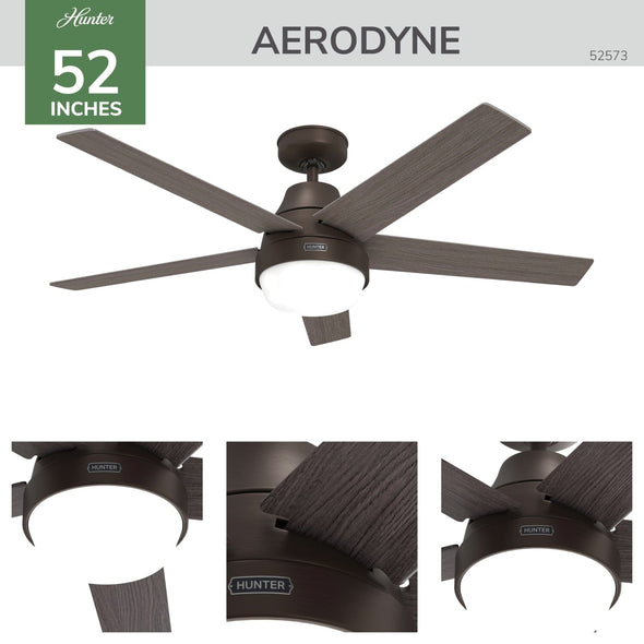 52573_4 aerodyne indoor smart fan with led light 52 inch with remote matte bronze detailboard