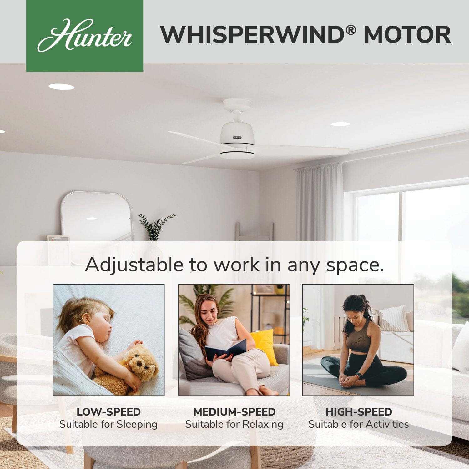 Hunter Malden Jasmine Roth Indoor 52 inch with Remote – Hunter Fan