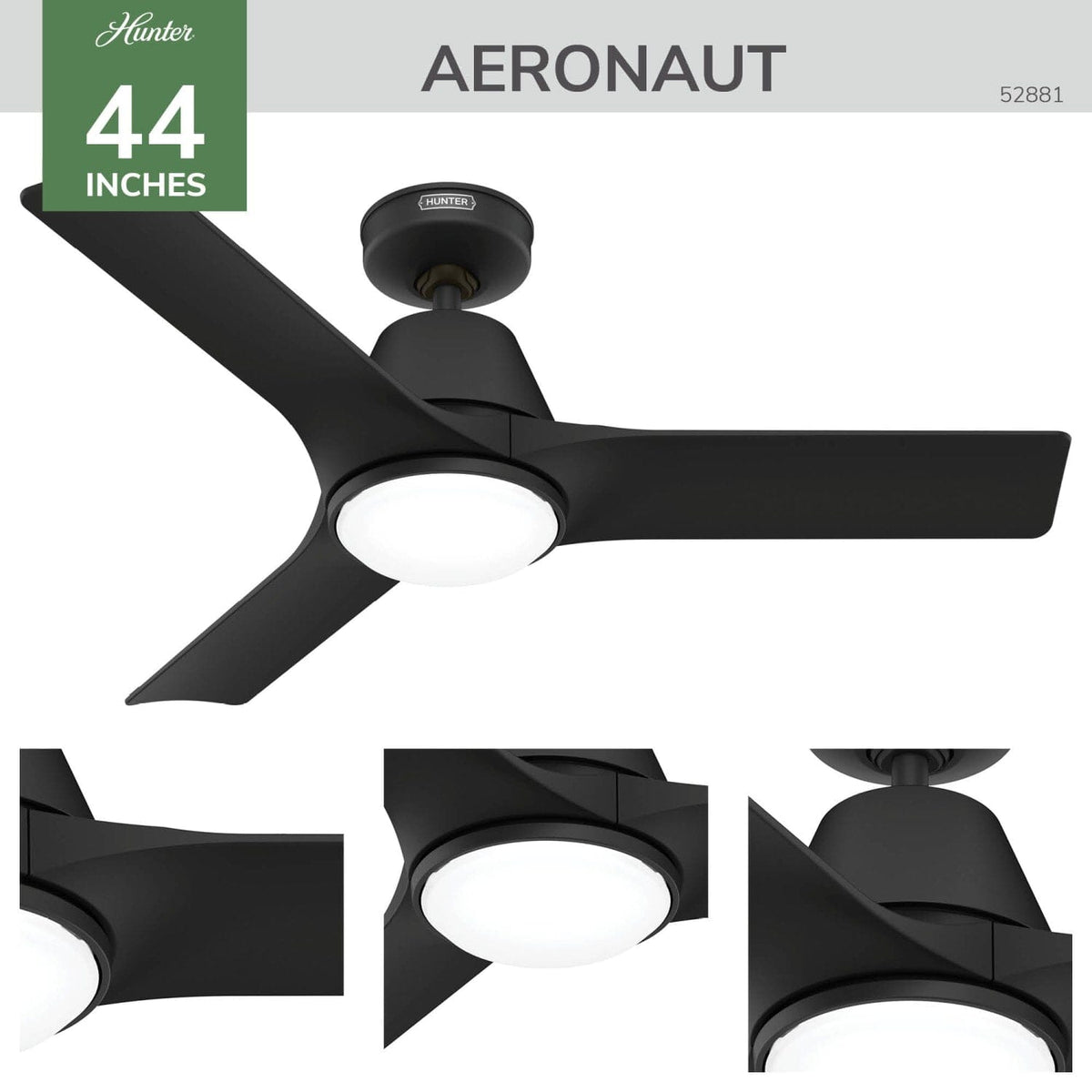 52881_4 aeronaut outdoor smart fan with led light 44 inch with remote matte black detailboard