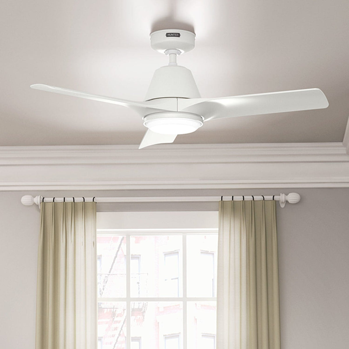 52882_6 aeronaut outdoor smart fan with led light 44 inch with remote matte white lifestyleimages1c