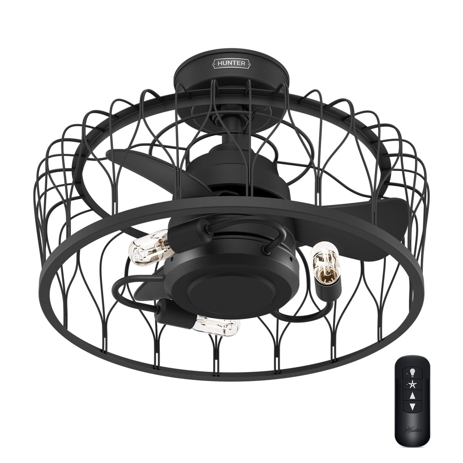 Hunter Rotonda with LED Light 20 inch and Remote – Hunter Fan
