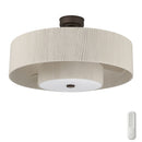 Hunter Brookside Jasmine Roth Indoor Fandelier with LED Light 30 inch ...
