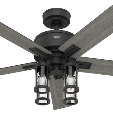 52994_17 astwood ii indoor with led light 52 inch with remote matte black fanbody 
