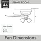 53187_12_durant_3_light_low_profile_with_3_lights_44_inch-brushed_nickel-dimensiongraphic