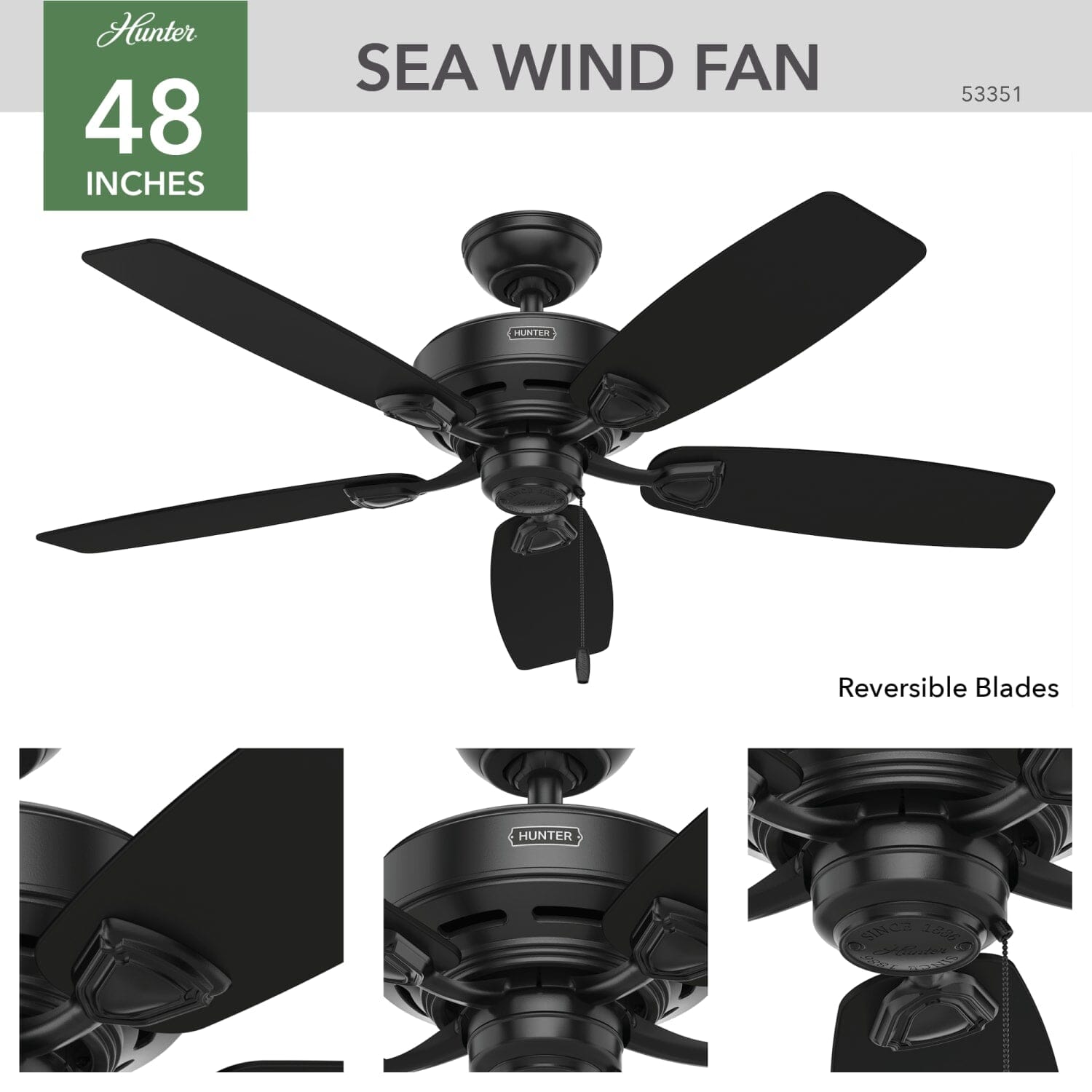 Hunter Sea Wind Outdoor 48 inch – Hunter Fan