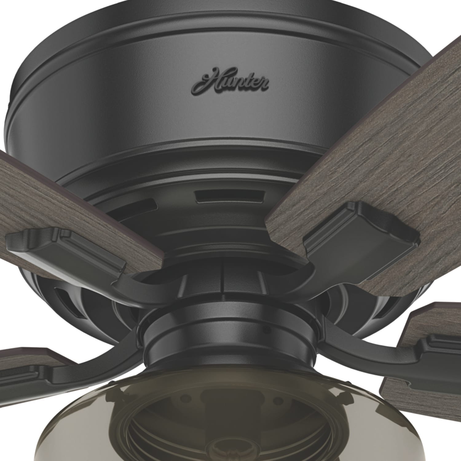 Hunter Bennett Low Profile with Light 52 inch and Remote – Hunter Fan