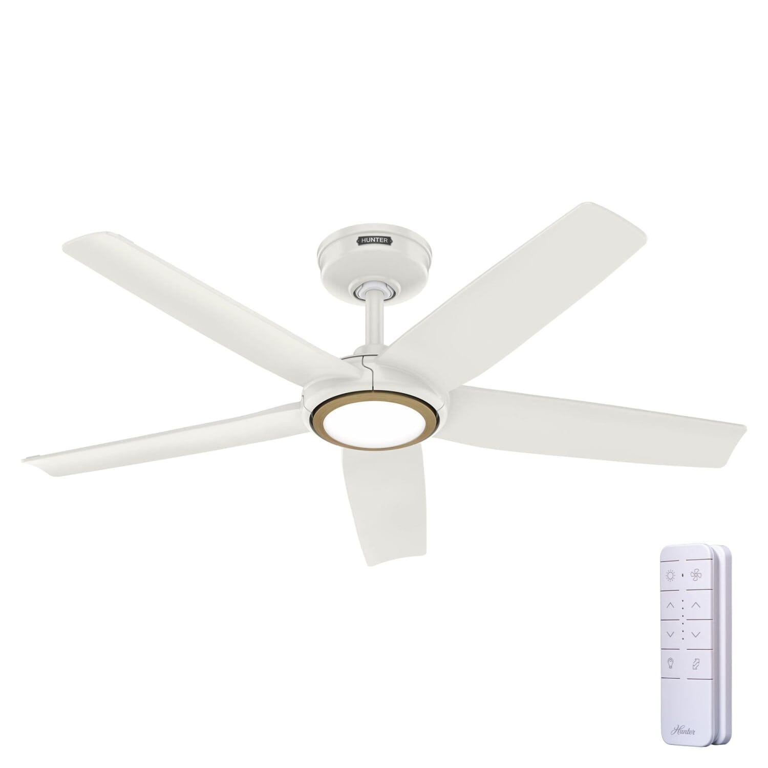 Hunter ZenTech 5 Blade Indoor/Outdoor Smart Fan 44in and Remote