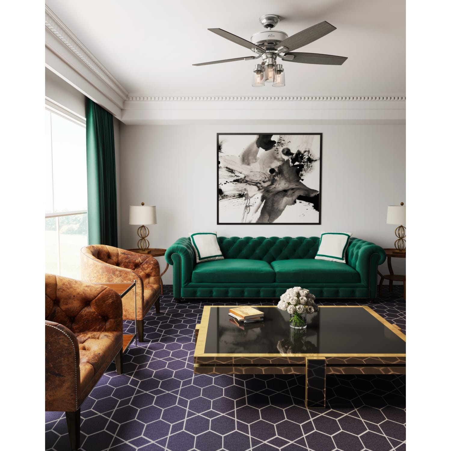 54190_5_bennett_with_3_lights_52_inch-brushed_nickel-lifestyleimages1