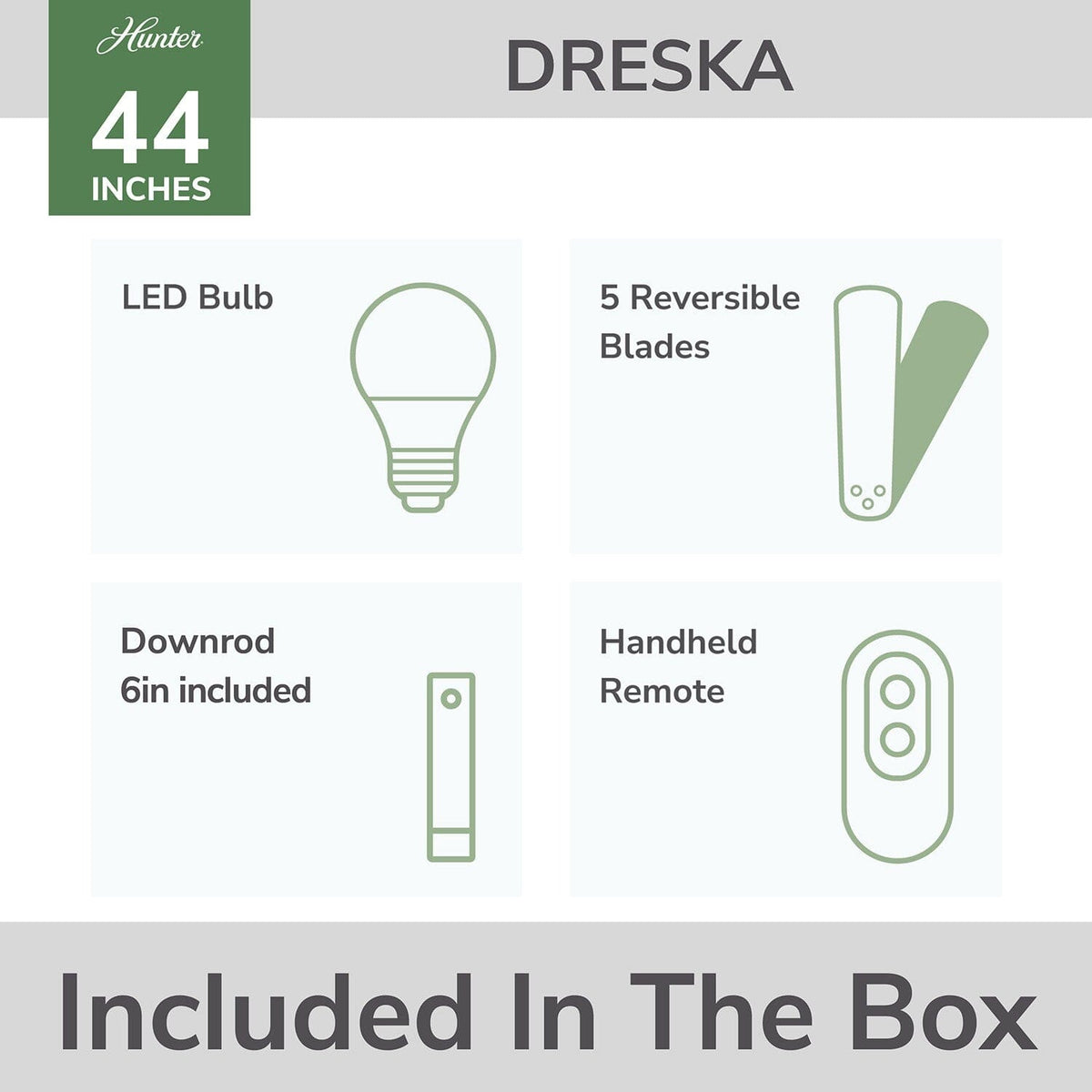55100_13 dreska indoor low profile 44 inch with led light and remote matte black whatsincludedgraphic