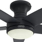 55100_14 dreska indoor low profile 44 inch with led light and remote matte black productdetail1