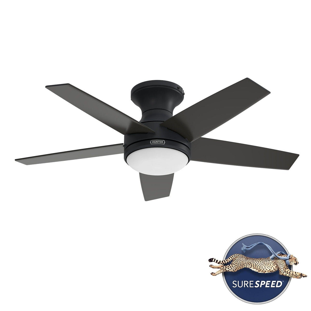 55100_22 dreska indoor low profile 44 inch with led light and remote matte black badgedmainimage