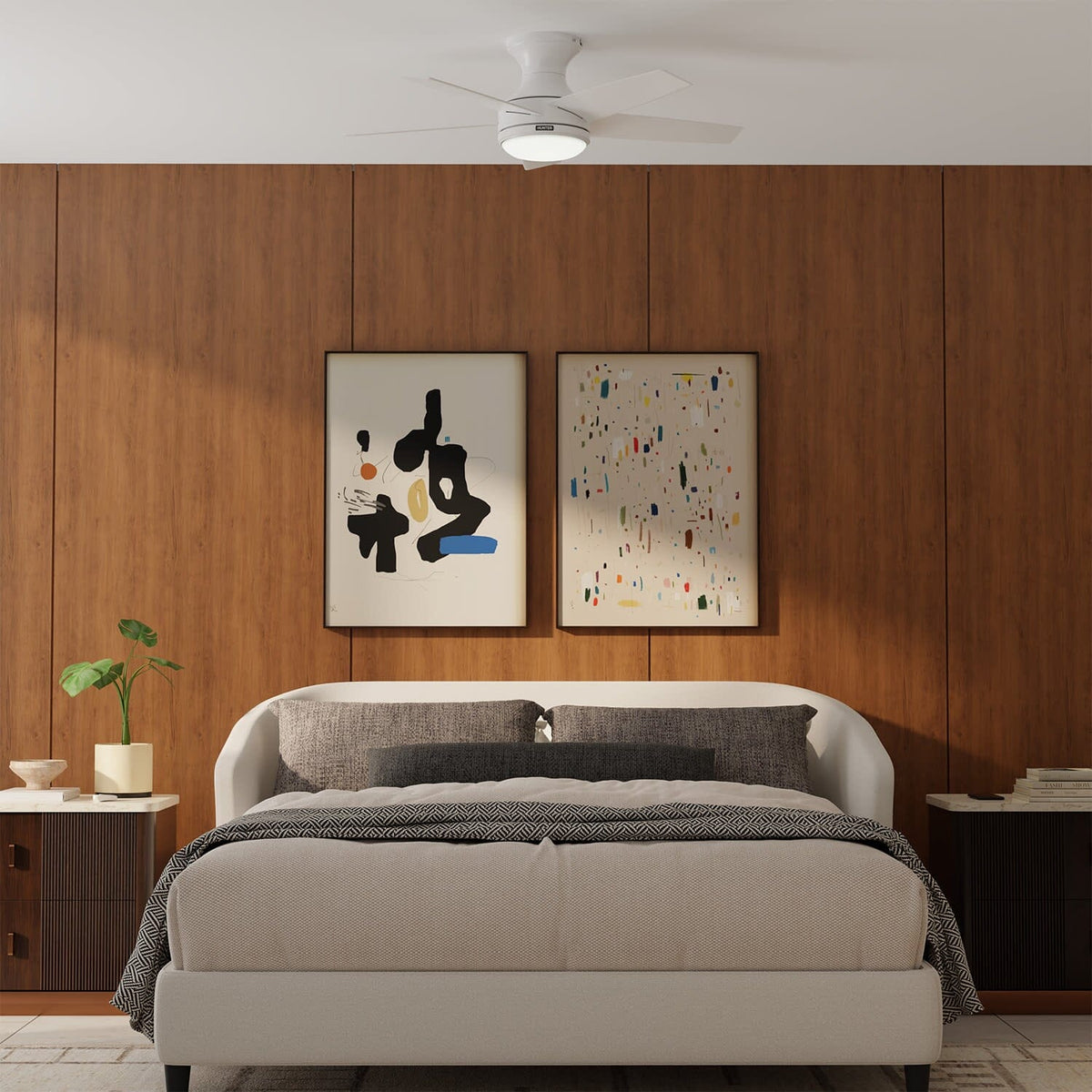 55100_5 dreska indoor low profile 44 inch with led light and remote matte black lifestyleimages1
