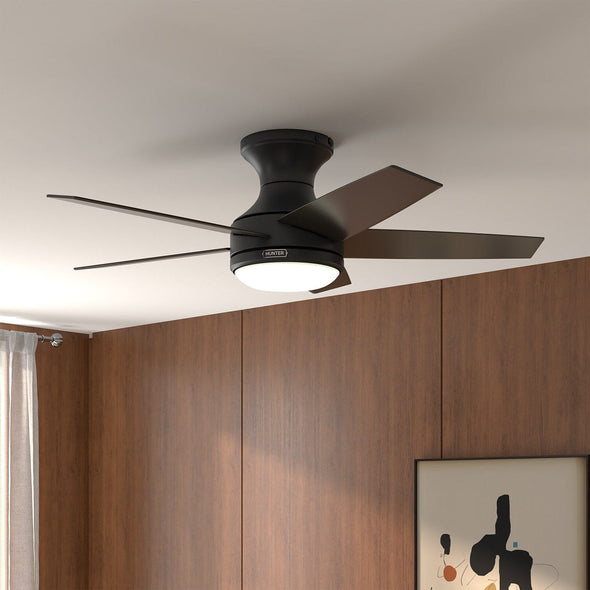 55100_6 dreska indoor low profile 44 inch with led light and remote matte black lifestyleimages1c