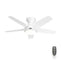 55101_1 dreska indoor low profile 44 inch with led light and remote fresh white main