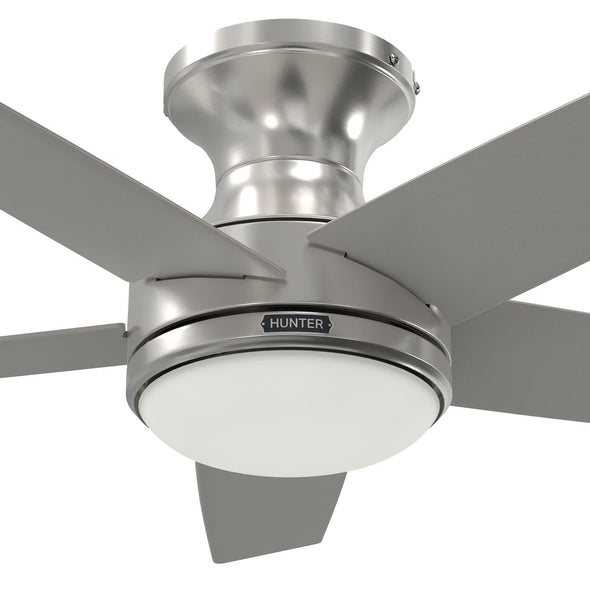 55102_17 dreska indoor low profile 44 inch with led light and remote brushed nickel fanbody