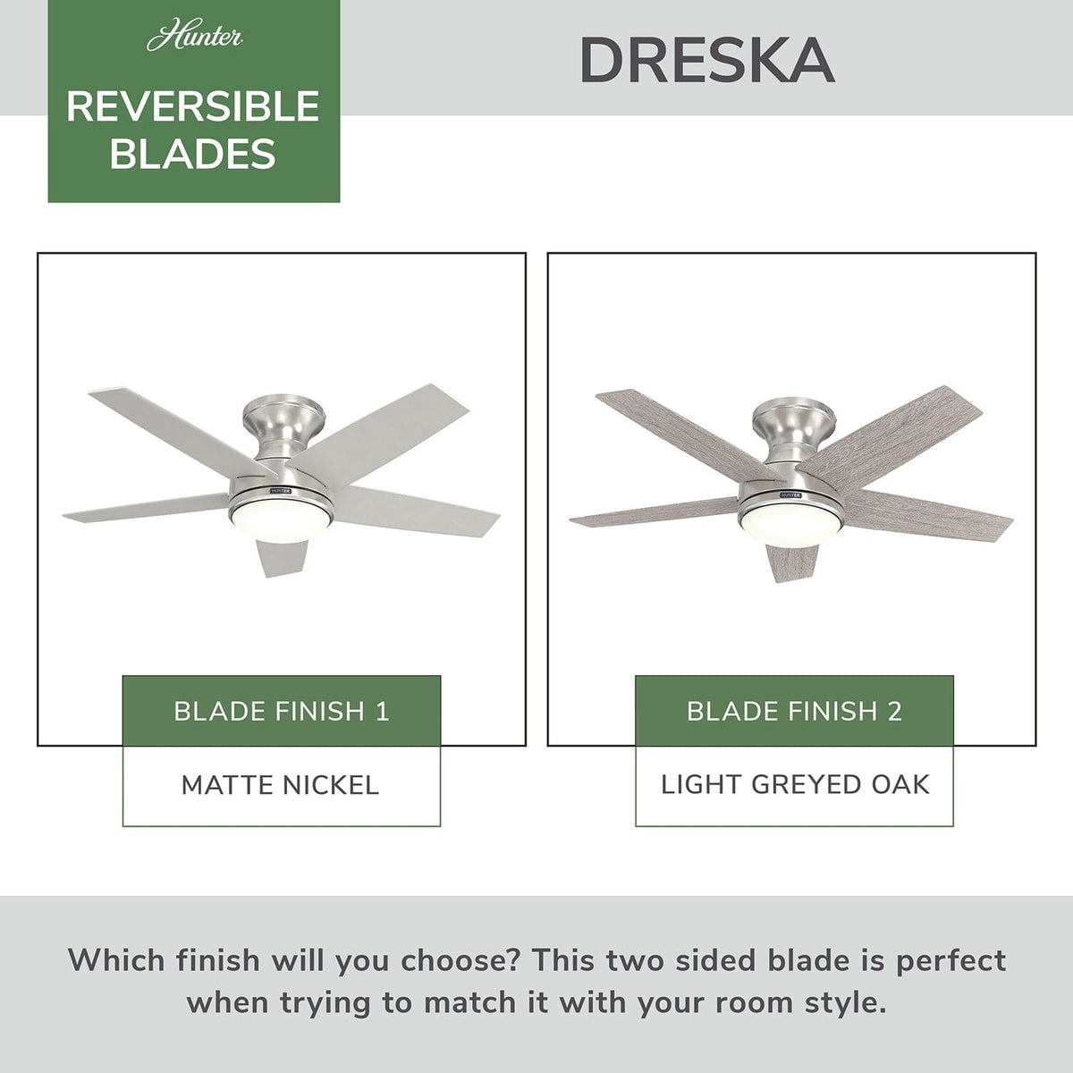 55102_28 dreska indoor low profile 44 inch with led light and remote brushed nickel reversiblebladegraphic