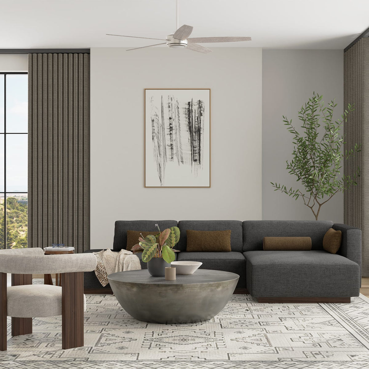 55162_7 zavia indoor smart with led light 60 inch with remote brushed nickel lifestyleimages2