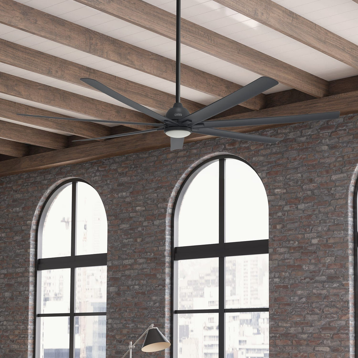 55840_6 airvault outdoor smart fan 84 inch with led and wall control matte black lifestyleimages1c