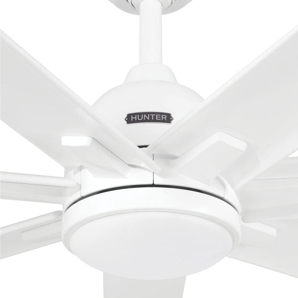 55842_17 airvault outdoor smart fan 84 inch with led and wall control fresh white fanbody